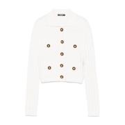 Balmain Vit Tröja Kollektion White, Dam