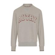 Autry Melerad Röd Sweatshirt för Män Gray, Herr