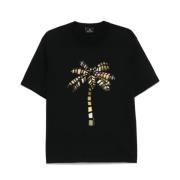 PS By Paul Smith Svart Crew Neck T-shirts och Polos Black, Herr