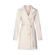 Liu Jo Ljus Beige Trench Coat Beige, Dam