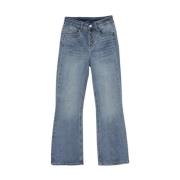 Liu Jo Bootcut Princess Jeans i Blå Denim Blue, Dam