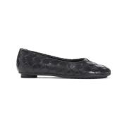 Bottega Veneta Svarta Ballerinaskor Aw24 Black, Dam