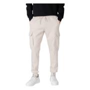 Antony Morato Sportiga bomull-polyester herrbyxor samling Beige, Herr