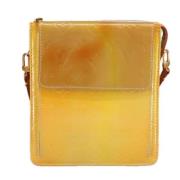 Louis Vuitton Vintage Pre-owned Laeder axelremsvskor Yellow, Unisex