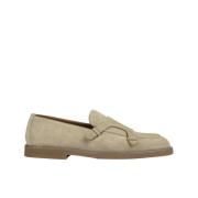 Doucal's Herr mockasin i mocka med ögla | sand Beige, Herr