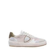 Philippe Model Sportiga Beige Grön Silver Sneakers White, Herr