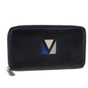 Louis Vuitton Vintage Pre-owned Laeder plnbcker Blue, Dam