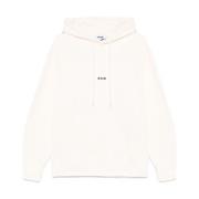 MSGM Herr Bianco Sweatshirt Ss25 White, Herr