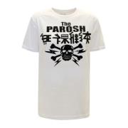 P.A.R.O.S.H. Vit Bomull T-Shirt Culmine White, Dam