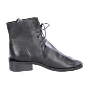 MOMA Vintage Ankelboots i Läder Black, Dam