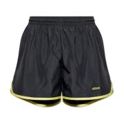 Adidas Originals Shorts med broderad logotyp Yellow, Dam