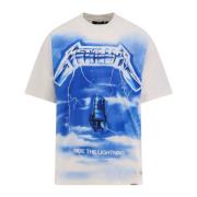 REPRESENT Ride The Lightning Bomulls-T-shirt White, Herr