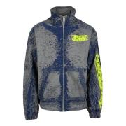 Diesel Bomull Polyester Sweatshirt Multicolor, Herr