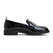 Cesare Gaspari Block Heels Loafers - Svart Black, Dam