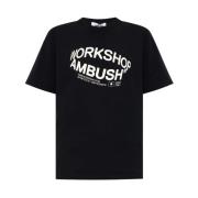 AMBUSH Kräm Logo Print T-shirt Black, Dam