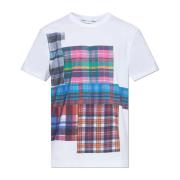 Comme des Garçons T-shirt med färgstarkt tryck White, Herr