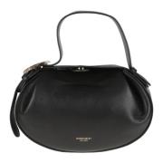 AVENUE 67 Elegant Monica Läder Hobo Väska Black, Dam