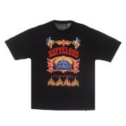 VISION OF SUPER Svart Print Tee Herr T-shirt Black, Herr