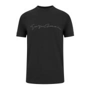 GIORGIO Eco-Viskos Crew-Neck T-Shirt Black, Herr