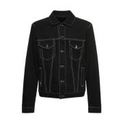 MSGM Denim Jacka Black, Herr