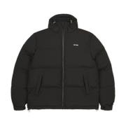 IUTER Polyester Puffer Parka Jacka Black, Herr