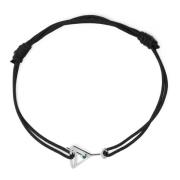 ALIITA Esmeralda Snöre Armband Black, Dam