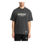 REPRESENT T-shirt med mönstrat tryck Black, Herr