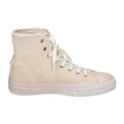 MOMA Vintage Textil Sneakers Beige, Dam