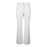 Guess Elegant Viskosblandning Spandex Byxor White, Dam