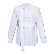 Comme des Garçons Skjorta med randigt mönster White, Herr