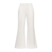 MALIPARMI Sartorial Gabardine Byxor White, Dam