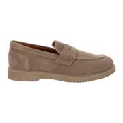 Nerogiardini Läder Herr Loafers Stiligt Komfort Beige, Herr