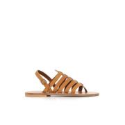 K.JACQUES Flat Sandals Brown, Herr