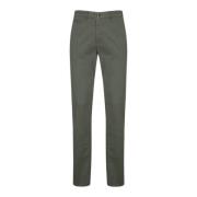 Woolrich Stretch Satin Sage Green Byxor Green, Dam