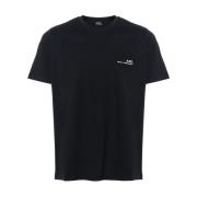 A.P.C. Svart T-shirt LZZ Black, Herr