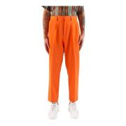 CORSINELABEDOLI Elegant Suit Trousers Pantalone Orange, Herr