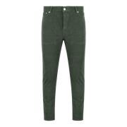 DEPARTMENT FIVE Slim Fit Corduroy Byxor Green, Herr