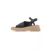 Cesare Gaspari Casual plattformsandaler - Svart Black, Dam