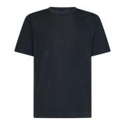 Drumohr Svart Crew-Neck T-shirt Black, Herr