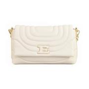 Ermanno Scervino Flap Rives Axelväska White, Dam