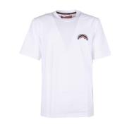 SPRAYGROUND Vit Tiger Tshirt - Herr Crew Neck, 100% Bomull White, Herr