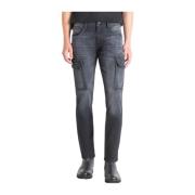 Antony Morato Komfort Tapered Jeans Black, Herr