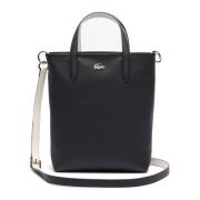 Lacoste Dubbel Ansikte Tote Väska Black, Dam