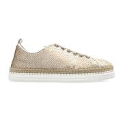 AGL Paljett sneakers Neive Beige, Dam