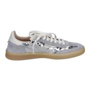 MOMA Vintage Mockaskinn Sneakers Gray, Dam