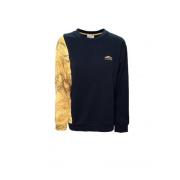 Alviero Martini 1a Classe Geo Classic Side Print Sweatshirt Blue, Dam