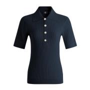 Fusalp Vera Polo Shirt Blue, Dam