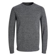 Jack & Jones Round-neck Knitwear Gray, Herr