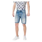 Antony Morato Stiliga bomullsshorts med dragkedjefickor Blue, Herr