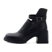 Cesare Gaspari Blockklack Stiliga Ankelboots Black, Dam